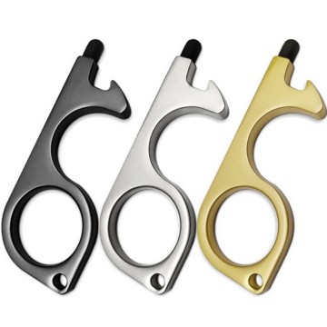 Touch Free Door Opener Can Opener with Rubber Stylus